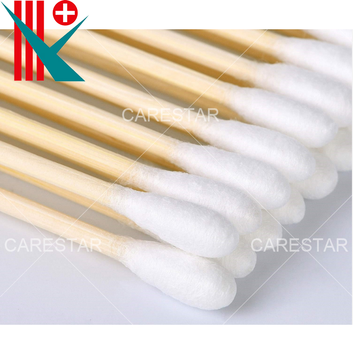 Medical Cotton Swab with Bamboo Stick